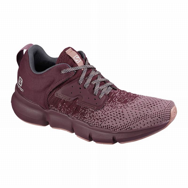 SALOMON PREDICT SOC W Philippines - Women's Road Running Shoes - Burgundy/Dark Red | 310927-OKW